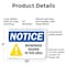 Signmission Radiation & Laser Sign, 7 in H x 10 in W, Plastic, Rectangle OS-2PACK-NS-P-710-L-15956 - alternate 2